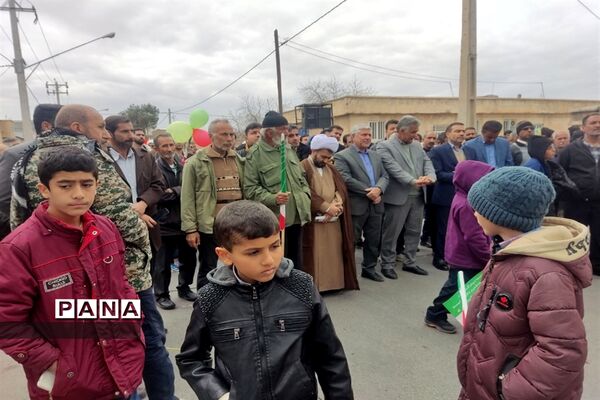 لحظه‌ به‌ لحظه با مردم سروستان در جشن ۴۵ سالگی انقلاب اسلامی