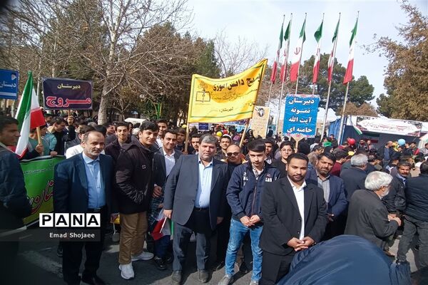 برگزاری راهپیمایی 22 بهمن‌ماه در کاشمر