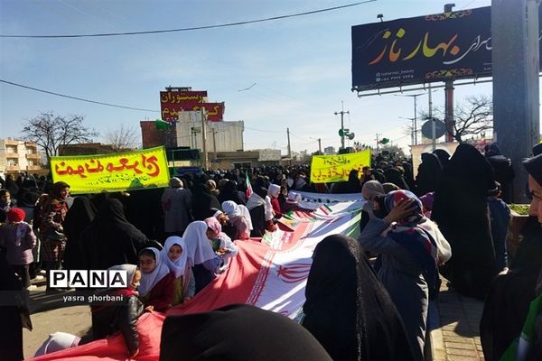 راهپیمایی ۲۲ بهمن در شیروان