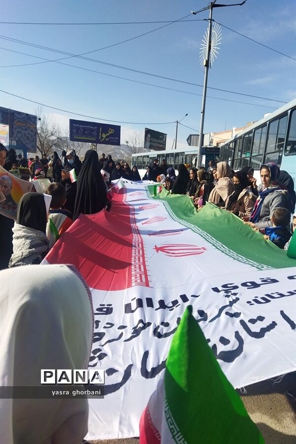راهپیمایی ۲۲ بهمن در شیروان