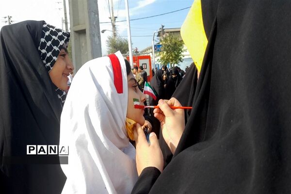 راهپیمایی 22 بهمن در شهرستان کردکوی