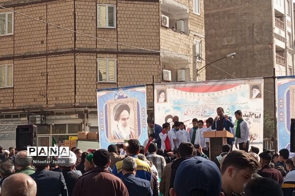 خروش عظیم ملت ایران در راهپیمایی ۲۲ بهمن نصیر شهر