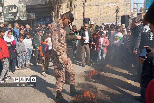 خروش عظیم ملت ایران در راهپیمایی ۲۲ بهمن نصیر شهر