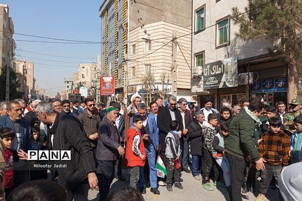 خروش عظیم ملت ایران در راهپیمایی ۲۲ بهمن نصیر شهر
