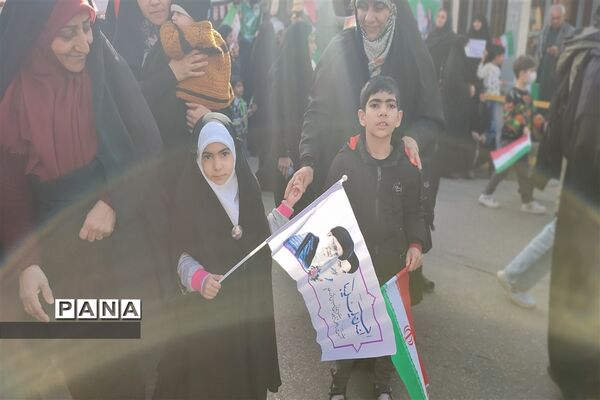 راهپیمایی ۲۲ بهمن در شهرستان قائمشهر