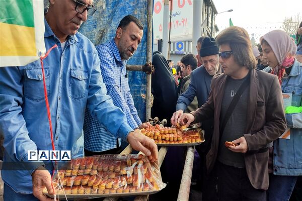 راهپیمایی ۲۲ بهمن در شهرستان قائمشهر
