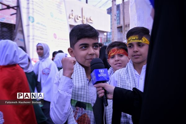 راهپیمایی ۲۲ بهمن در شهرستان زابل