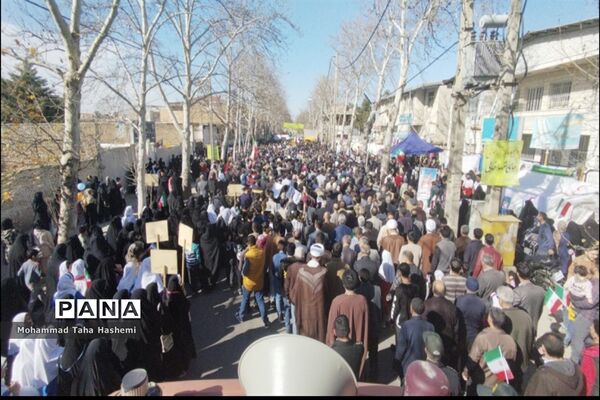 راهیپمایی 22 بهمن در شهرستان مینودشت