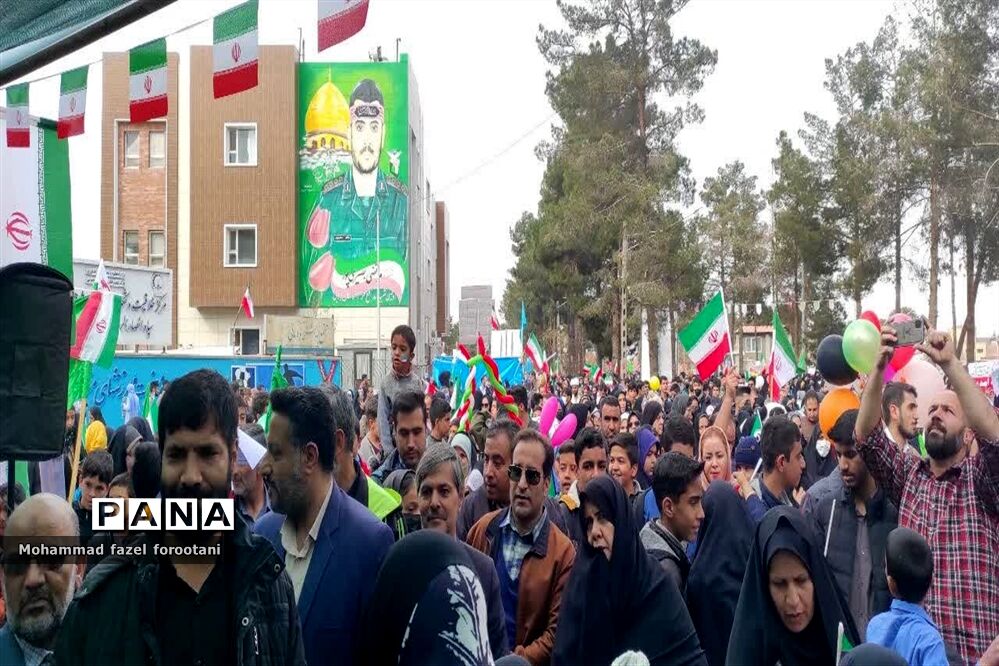 راهپیمایی مردم  خراسان جنوبی  در ۲۲ بهمن