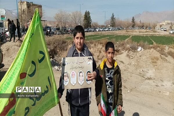 راهپیمایی یوم الله  ۲۲ بهمن در مهریز
