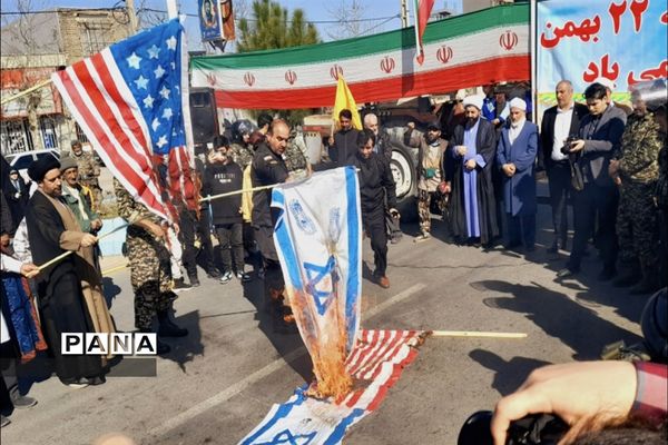 راهپیمایی بیست و دوم بهمن در شهرستان گالیکش