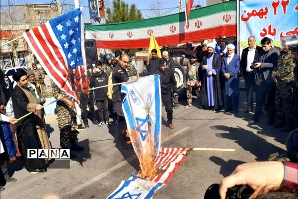 راهپیمایی بیست و دوم بهمن در شهرستان گالیکش