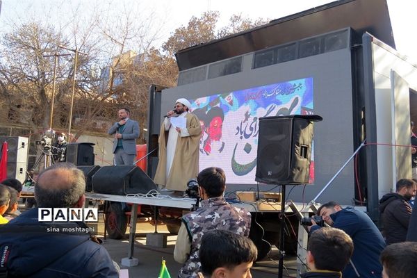 راهپیمائی ۲۲بهمن ماه۱۴۰۲ با حضور پرشور شهروندان شهرستان بجنورد