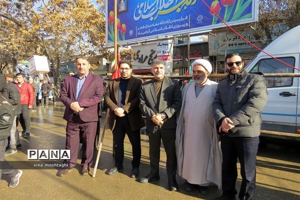 راهپیمائی ۲۲بهمن ماه۱۴۰۲ با حضور پرشور شهروندان شهرستان بجنورد