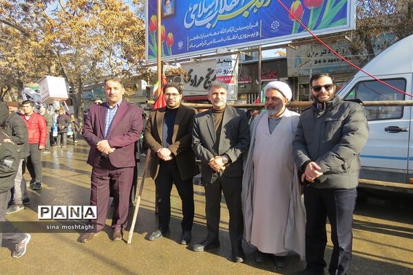 راهپیمائی ۲۲بهمن ماه۱۴۰۲ با حضور پرشور شهروندان شهرستان بجنورد