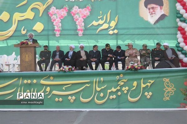راهپیمائی ۲۲بهمن ماه۱۴۰۲ با حضور پرشور شهروندان شهرستان بجنورد