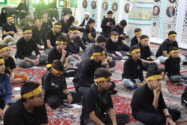 سوگواره احلی‌من‌العسل در شهرستان سمنان 