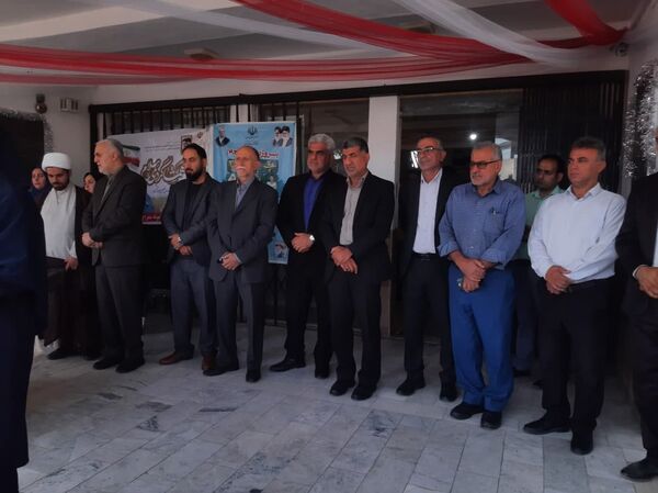 مانور بازگشایی مدارس عباس آباد 