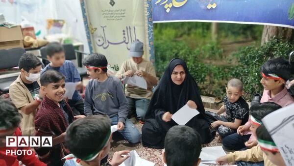 موکب سفیران قرآن، با حضور دانش‌آموزان نورانی شد