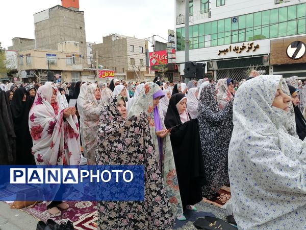  نماز عید فطر در شهرستان آبیک