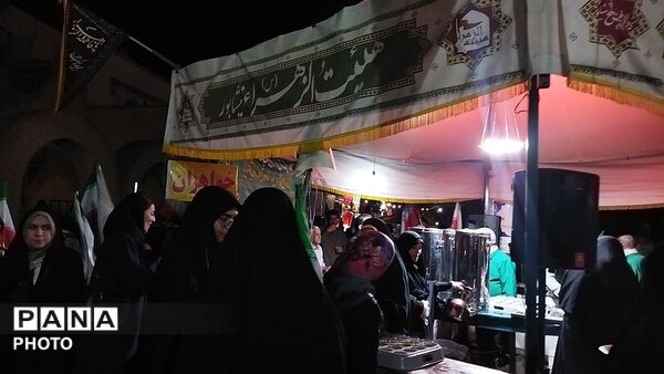 چایخانه هیئت الزهرا در صد و یکمین شب از اجتماعات مردمی 