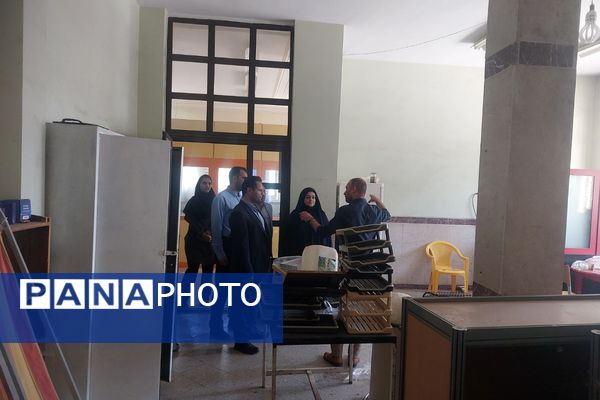 نظارت بر پیشرفت بازسازی مجموعه ورزشی محمد حسین ثمری در ملارد