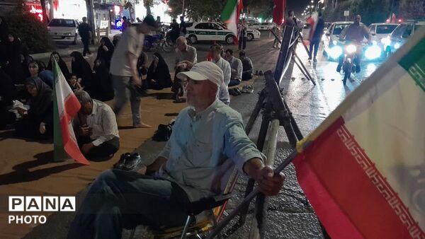 لبیک یا وطن در بلوار فضل نیشابور 