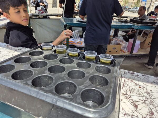 مراسم عزاداری ظهر عاشورا در هیئت الزهرا(س) نیشابور 