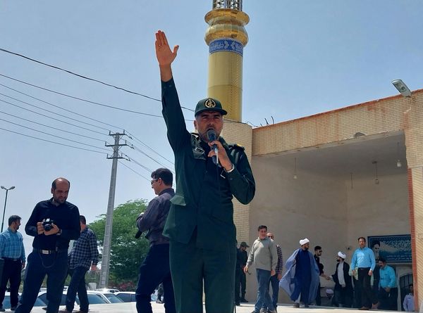 تجمع مردم پارسیان در حمایت از عملیات وعده صادق