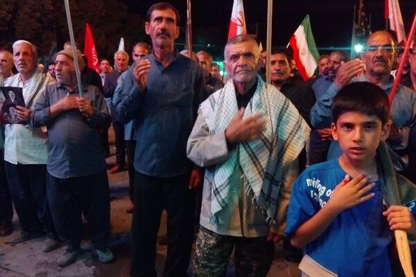 صد و پنجاه و پنجمین شب تجمعات بیعت با رهبری در نورآباد 