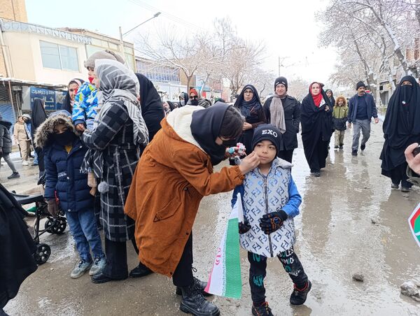 راهپیمایی ۲۲ بهمن در آشخانه