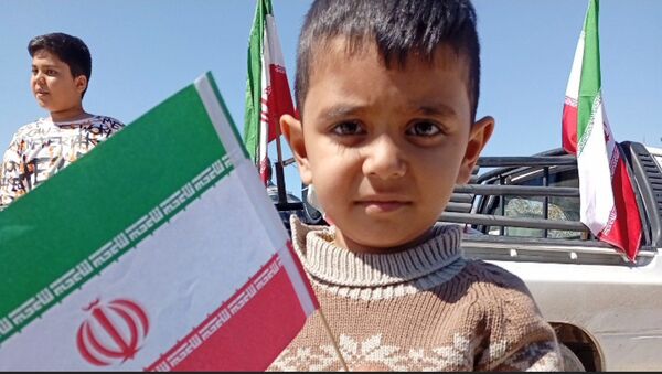 حضور مردم روستای براباد در راهپیمایی روز جهانی قدس