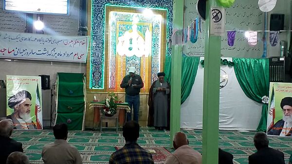 حضور امام جمعه تربت حیدریه در جشن اهالی سربالا