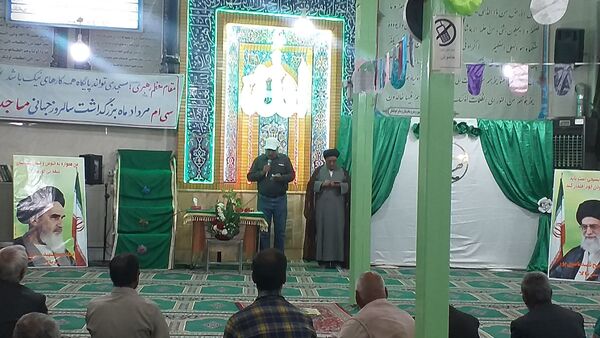 حضور امام جمعه تربت حیدریه در جشن اهالی سربالا