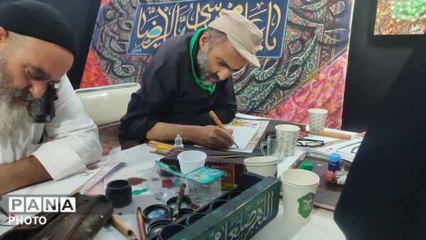 نگاهی به نمایشگاه مجاهدین خستگی‌ناپذیر با غرفه خبرگزاری پانا