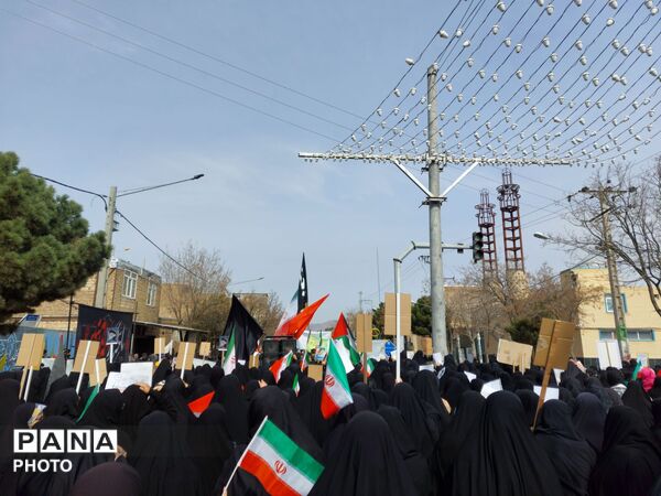 راهپیمایی باشکوه مردم باخرز در روز جهانی قدس، فریاد خونخواهی و آزادی در آخرین جمعه ماه رمضان