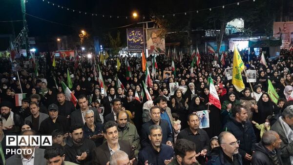 مردم کوهدشت در شب چهل وچهارمین اجتماع حماسی 