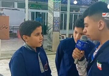 حضور پرشور دانش‌آموزان اصفهانی در انتخابات 