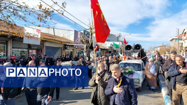 تشییع پیکر شهید مقاومت ملی در املش