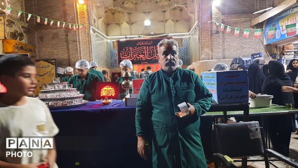 قاب پانا میزبان فعالیت چایخانه حضرت زهرا (س)در  هفتمین شب از ماه محرم الحرام 