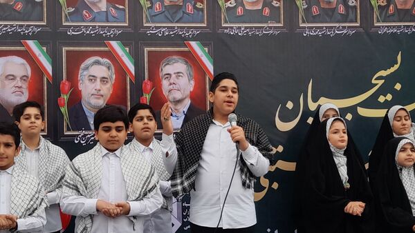 گردهمایی بسیجیان حوزه امام حسن مجتبی(ع)در قائمشهر