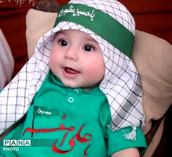 آیین شیرخوارگان حسینی با حضور همسران شهدا در قم