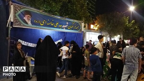 موکب جبهه فرهنگیان در صد و ششمین شب 