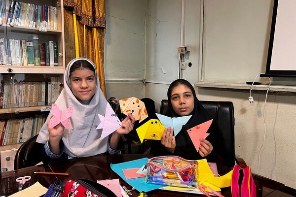 کارگاه «خلاقیت و شادی با اوریگامی» در پژوهش‌سرای دانش‌آموزی کاوش کهریزک 