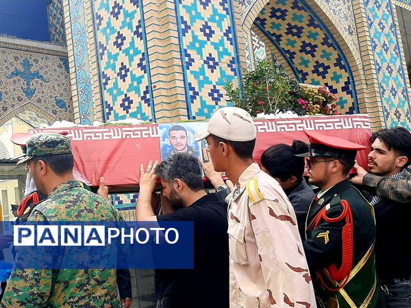 تشییع پیکر شهدای نیروی انتظامی مشهد مقدس