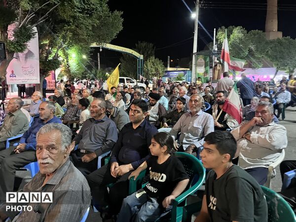 نودویکمین اجتماع بزرگ مردم شهرستان ابرکوه