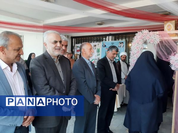 مانور بازگشایی مدارس عباس آباد 