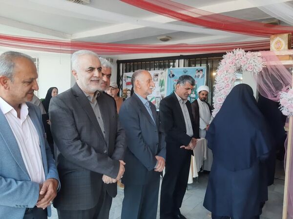 مانور بازگشایی مدارس عباس آباد 