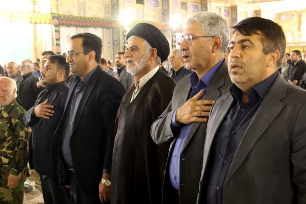 مراسم بزرگداشت شهدای اقتدار در مصلای امام خمینی(ره) یاسوج 