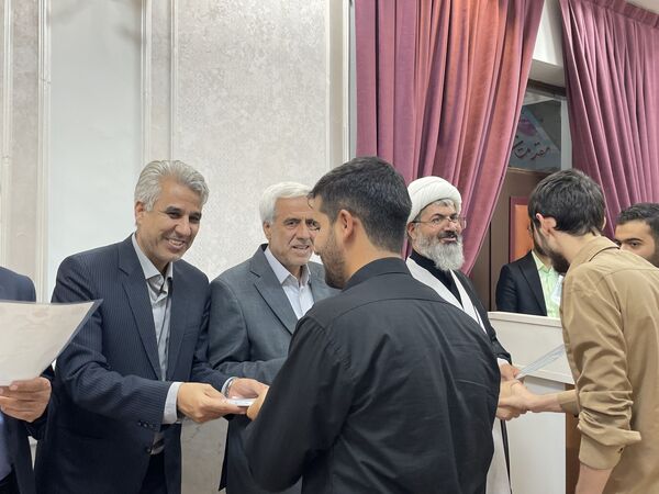 مراسم تجلیل از عوامل هیئت فرهنگیان و دانش آموزی شهرستان کاشمر 